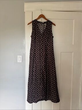 Allene Dress in Noir Bedford